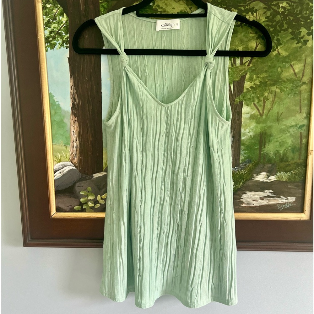 Kaileigh summer top in mint green